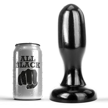 All Black Butt Plug Zwart - 19.5 cm