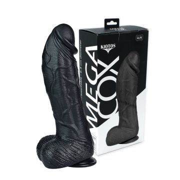 Kiotos Cox Realistische Dildo MEGA 06 Zwart - 28 cm