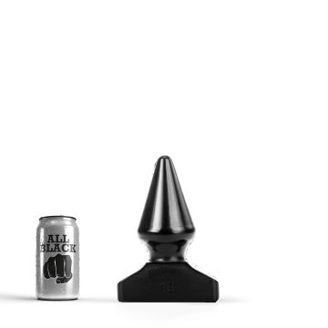 All Black Buttplug Zwart - 20.5 cm