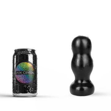 Dark Crystal Zwarte Buttplug Manuel - 15 cm