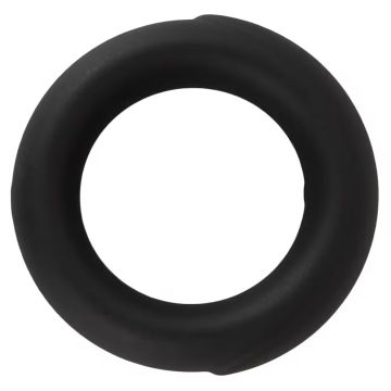 Silicone Single Cockring - Zwart