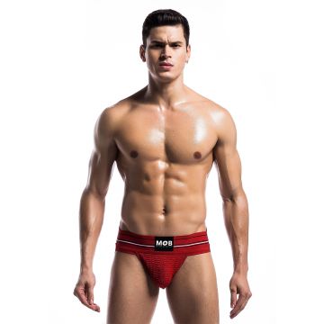 MOB Eroticwear Fetish Klassieke Jockstrap - Rood