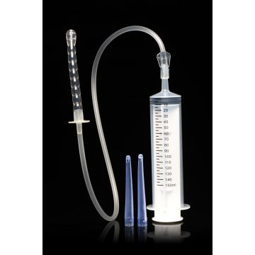 XR Brands - Klysmaspuit met opzetstukken - 150 ml