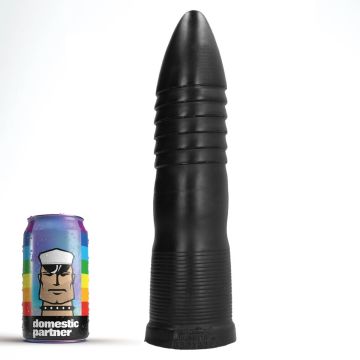 Domestic Partner Dildo Anal Torpedo Zwart - 34 cm