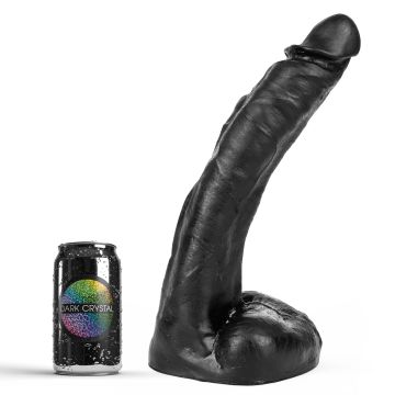 Dark Crystal Zwarte Dildo Fernandus - 33 cm
