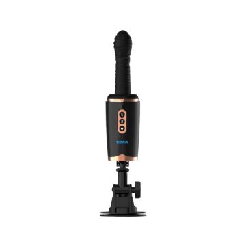 Zenn Handsfree Stotende Vibrator Power Fucking - Zwart