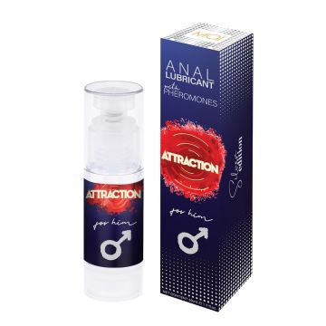 Anale Glijmiddel met Feromonen Attraction For Him 50 ml