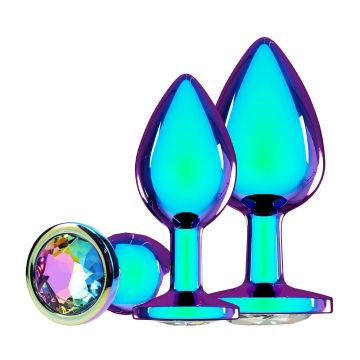 Buttplug Set Venice Collection - Iriserend