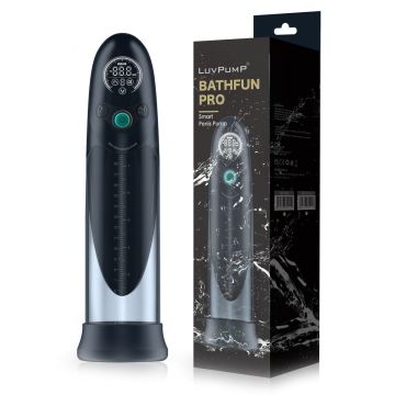 LuvPump Penispomp Bathfun Pro Smart - Zwart