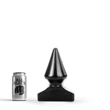 All Black Buttplug Zwart - 21.5 cm