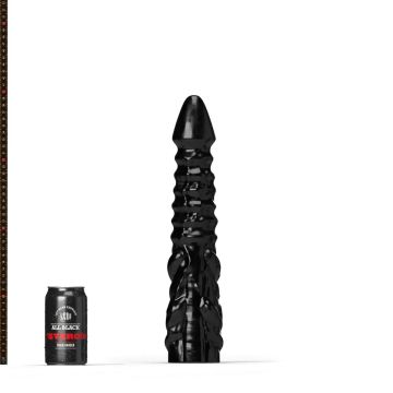 All Black Steroid Allez Dildo 39 cm - Zwart