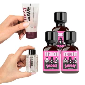Amsterdam Smooth Massage Poppers Pack