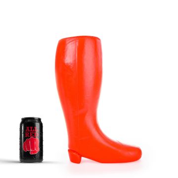 All Black Antonio Dildo Rood - 31 cm