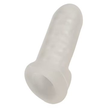 Penissleeve met Testikelring Transparant - 16.5 cm