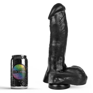 Dark Crystal Zwarte XXL Dildo Xander - 28 cm