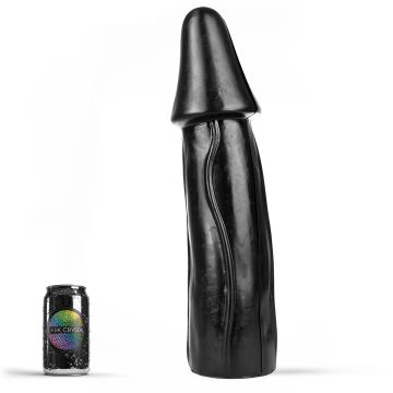 Dark Crystal Zwarte XXL Dildo Gijs - 50 cm