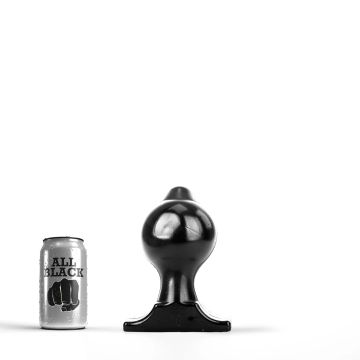 All Black Henny Butt Plug - 10 cm