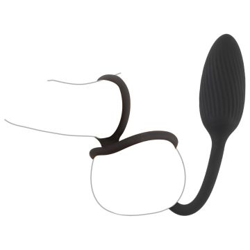 Cock en Ballring met RC Buttplug