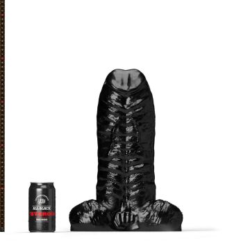 All Black Steroid The Personal Trainer Dildo Zwart - 37 cm