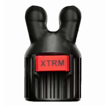 XTRM KINKY Lekvrije Dubbele  Inhalator Zwart - Small