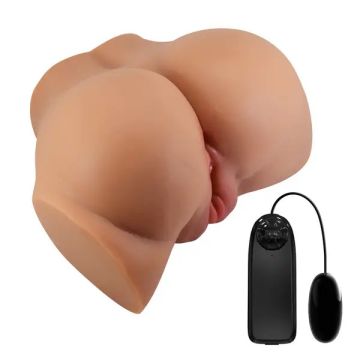 Crazy Bull Anus en Vagina Masturbator met Vibrerende Bullet Emilia