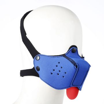 Kiotos Neoprene Puppy Dog Mond Masker - Blauw