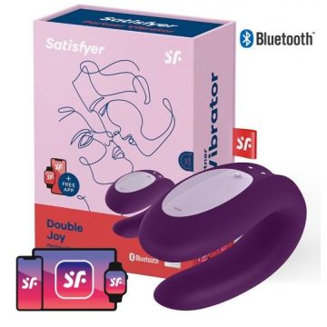 Satisfyer Double Joy App-Connect - Paars