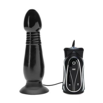 Stotende Buttplug - Zwart