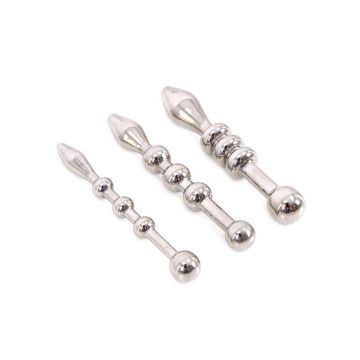 Urethral Trainer Kit Beaded Penisplug 3 Stuks