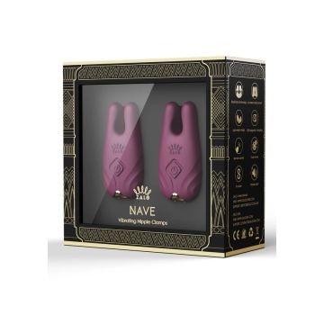 Zalo Nave Vibrerende Tepelklemmen - Paars