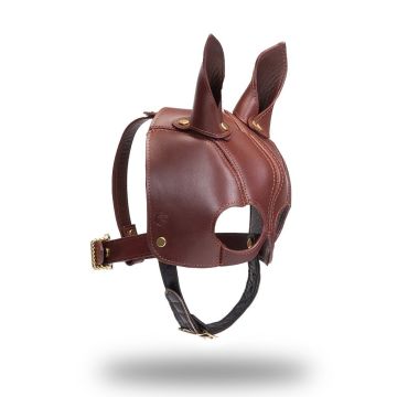 Leren Masker met oren - Liebe Seele