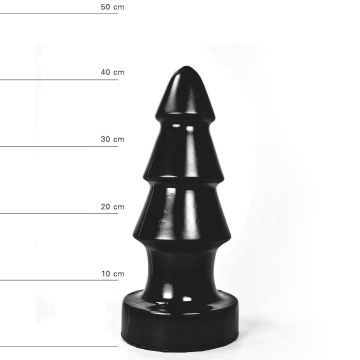 All Black Tom Buttplug - 40 cm