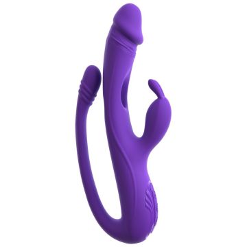 Rabbit Vibrator met G-Spot/Anal Tickler Sweet Smile
