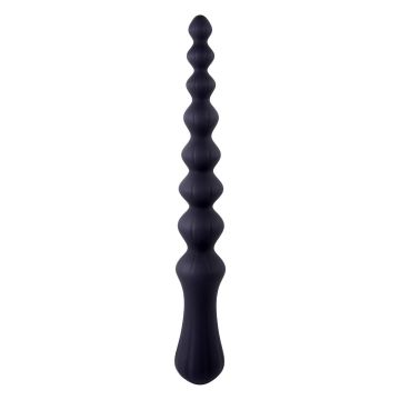 Silicone Anal Beads Zwart - 24 cm