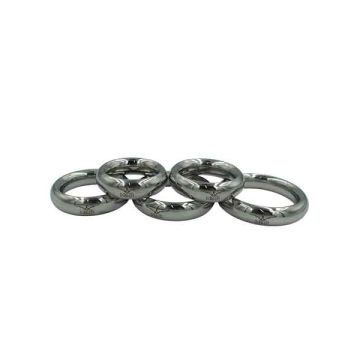 Mister B Heavy Donut Cockring Stainless Steel Zilver - 55 mm