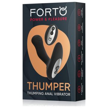 Anaal Vibrator Thumper - Zwart