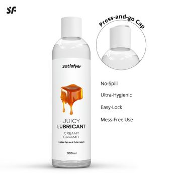 Satisfyer Waterbasis Glijmiddel Creamy Caramel - 300ml