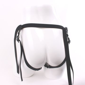 Siliconen Grote Strap-on dildo zwart