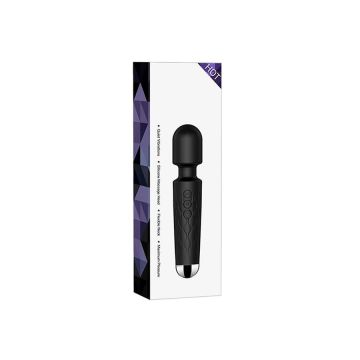 Wand Vibrator Beautylit 20cm Head 4.2cm - Zwart 