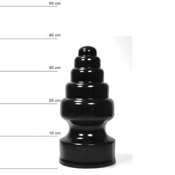 All Black Victor Buttplug - 27 cm