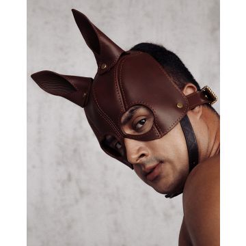 Leren Masker met oren - Liebe Seele