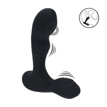 Vibrerende en Tikkende Prostaatmassager - Zwart