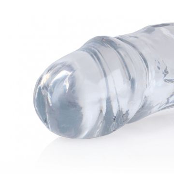 Realistische Dubbele Dildo Transparant - 45 cm