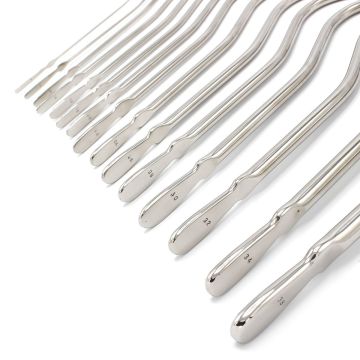 Kiotos Stalen Dilator Set Deluxe RVS - 15 Stuks