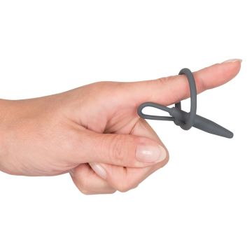 Siliconen Penisplug met Eikelring
