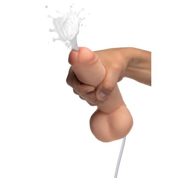 Spuitende Dildo Dual Density - 20 cm