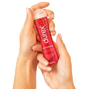 Durex Waterbasis Glijmiddel Aarbeien 50 ml