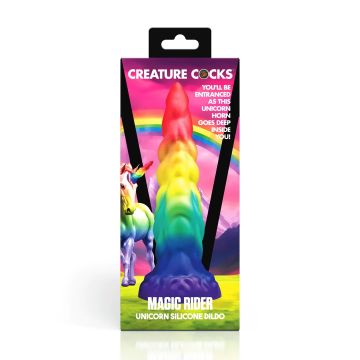 Silicone Dildo Magic Rider Unicorn Rainbow