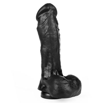 Dark Crystal Zwarte XXL Dildo Xander - 28 cm