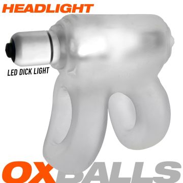 Oxballs HEADLIGHT LED Cockring Clear Ice